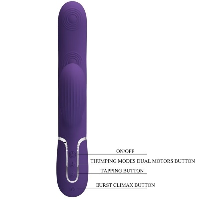 Pretty Love Perlita G-Spot Vibrator 3-in-1 Purple - image 9