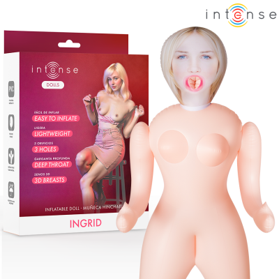 Intense Ingrid Inflatable Doll Three Orifices - image 1