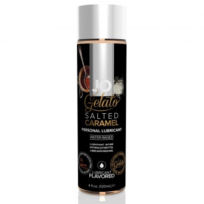 Foto van JO - Gelato Glijmiddel Waterbasis Gezouten Caramel - 120 ml