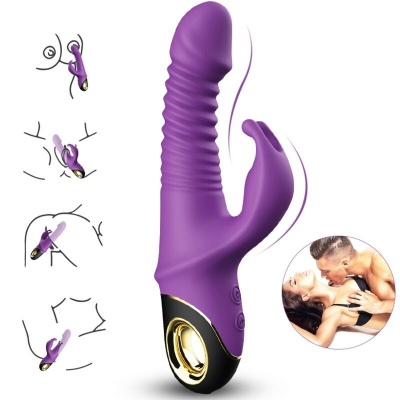 Armony Zing Dildo Vibrator Rabbit Purple - image 2