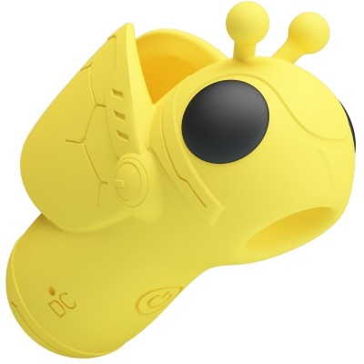 Pretty Love Magic Bee Mini Vibrator and Sucker Yellow