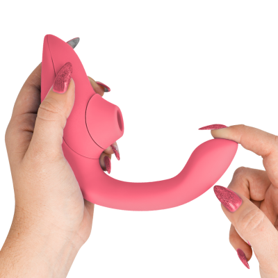 Womanizer Blend Rabbit Vibrator Rose - image 4