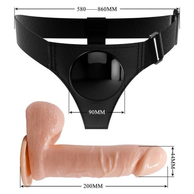 Pretty Love Tom Harness Briefs with Dildo 20CM - image 6