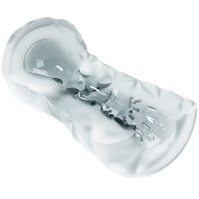 Pretty Love Small Masturbator with Blue Spirals - image 3