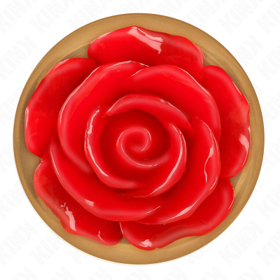 Kink Pink Gold Anal Plug Red Rose Large - image 5
