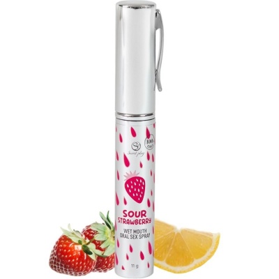 Secretplay Sour Strawberry Oral Sex Spray 11g