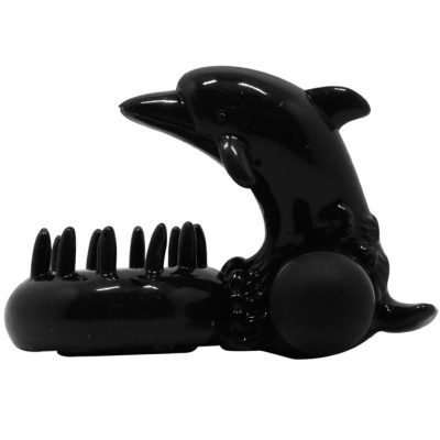 Baile Sweet Ring Ring With Clitoris Stimulator Dolphin