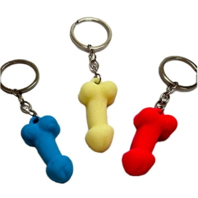Diablo Picante Penis Keychain, Phosphorescent Diablo Picante Penis Keychain, Phosphorescent