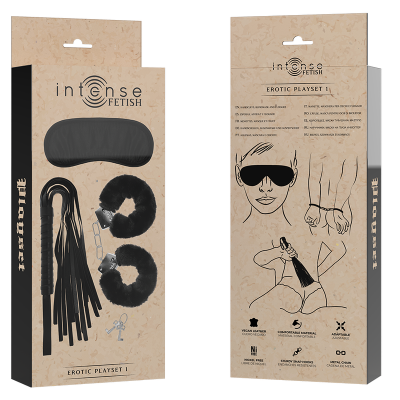 Intense Fetish Erotic Playset 1 Handcuffs Mask - image 6
