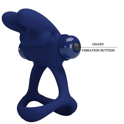 Pretty Love Francisco Double Ring Rabbit Blue - image 8