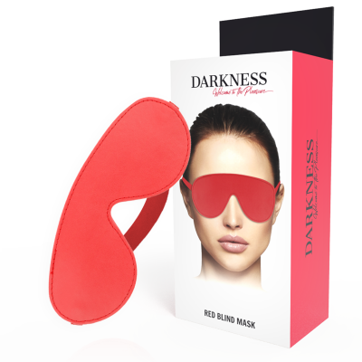 DARKNESS High Quality PVC Eye Mask Red