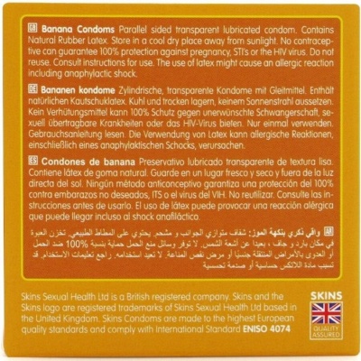 Skins Banana Premium Condoms 4 Units - image 4