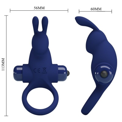 Pretty Love Jiro Rabbit Ring with Vibration Blue - image 6