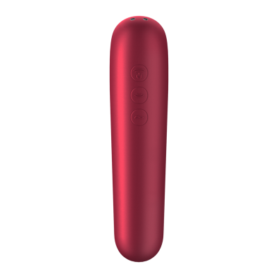 SATISFYER Dual Love Vibrator Suction Red - image 3