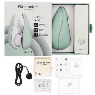 Womanizer Liberty 2 Clitoral Stimulator Light Green - image 6