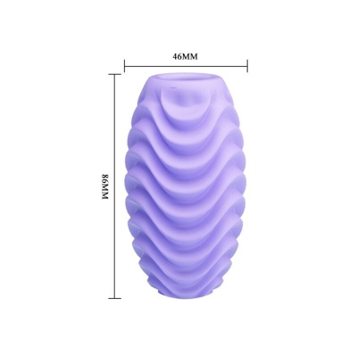 Pretty Love Lilac Double-Sided Masturbator Egg - image 4