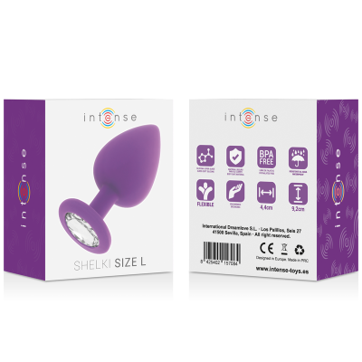 Intense Shelki L Anal Plug Lilac - image 6