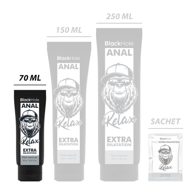 Black Hole Water-Based Dilation Gel 70ml - image 2