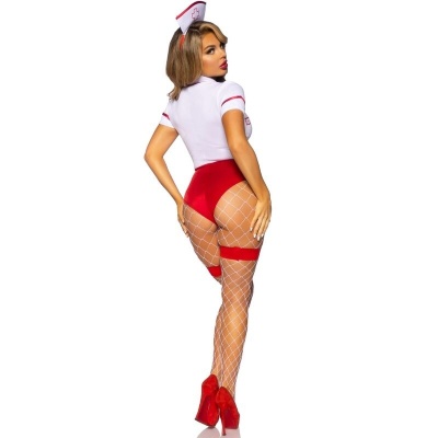Leg Avenue Sexy Nurse Costume Red M - image 8
