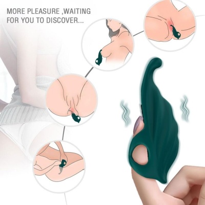 Armony Finger Stimulator Vibrator Green