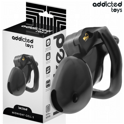 Addicted Toys Locked Mindnight Cell Penis Cage Size S