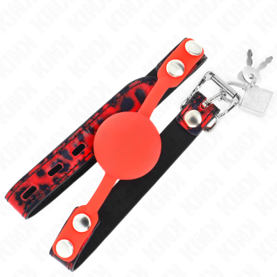 Kink Silicone Ball 4cm Gag Model 2 Lock - image 2