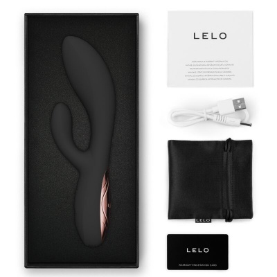 Lelo Ina Thrust Rabbit Vibrator - Black - image 10