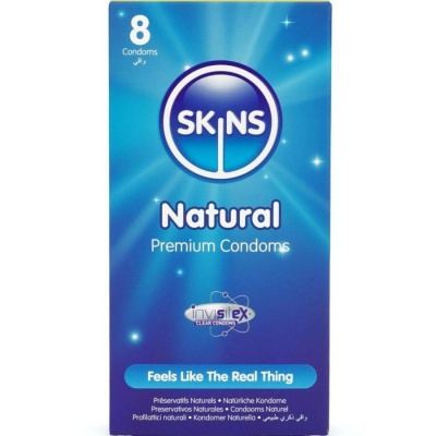Skins Natural Premium Condoms 8 Units - image 1