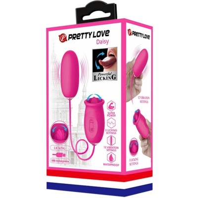 Pretty Love Daisy Vibrating Egg Tongue - image 8
