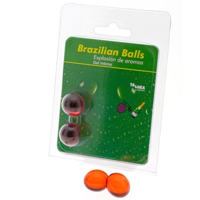 Taloka Brazilian Balls 2-Pack - Strawberry & Champagne