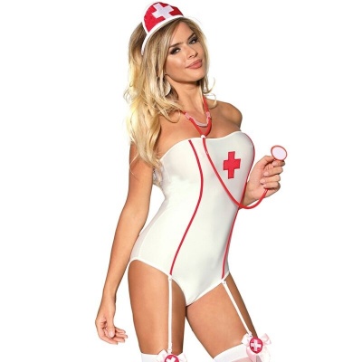 Subblime Sexy Nurse Costume Teddy S/M - image 2
