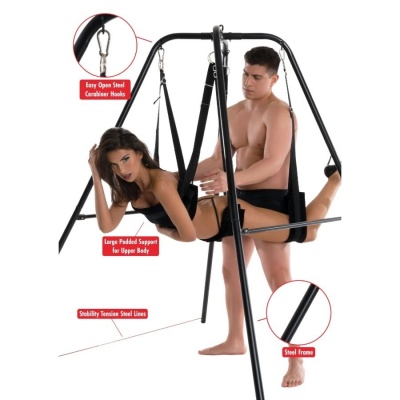 Hidden Desire Extreme Lovers Swing with Stand - image 3