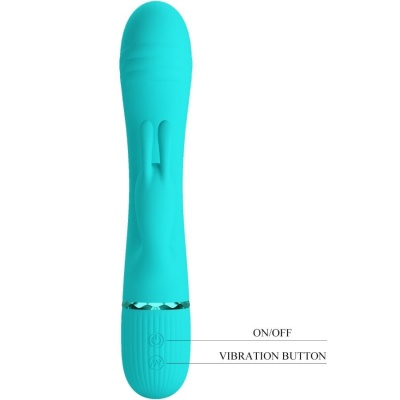 Pretty Love Scocco Rabbit Vibrator Turquoise - image 9