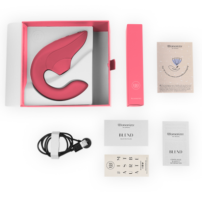 Womanizer Blend Rabbit Vibrator Rose - image 6