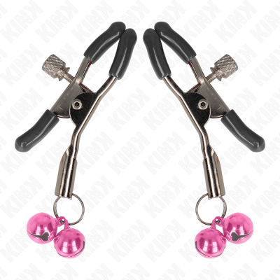KINK Double Bell Nipple Clamp Pink 6cm - image 2