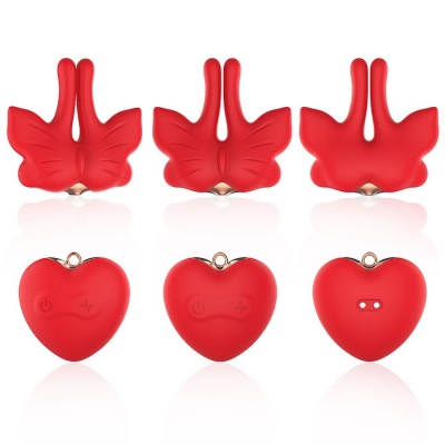 Armony Magnetic Nipple Clamps Butterfly Red - image 8
