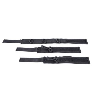 Ohmama Fetish Nylon Collar Handcuffs Set - image 3