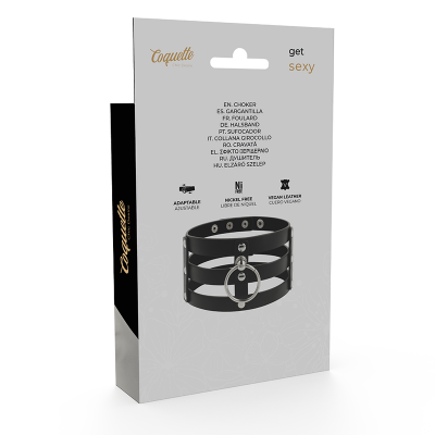 Coquette Chic Desire Fetish Vegan Leather Choker - image 7