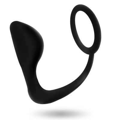Anal Plug With Black Penis Ring - image 3