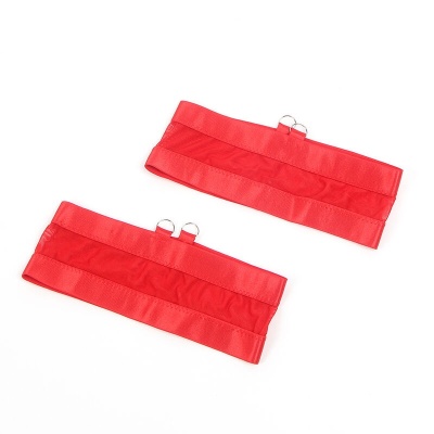 Subblime Red Bondage Bra Garter Set S/M - image 7