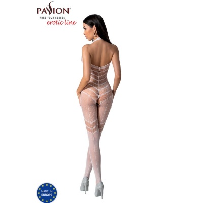 Passion BS100 Bodystocking White One Size - image 4