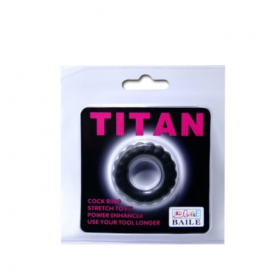 Baile Titan Cockring Black 2cm - image 5