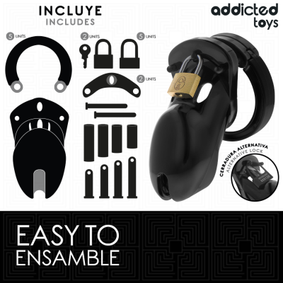 Addicted Toys Locked Forbidden Vault Penis Cage 10cm - image 4