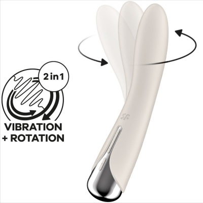 Satisfyer Spinning Vibe 1 G-Spot Beige Rotator Vibrator - image 6