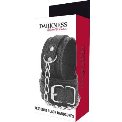 Darkness Black Textured Wrist Cuffs - image 5
