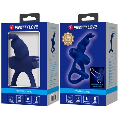 Pretty Love Luchito Double Ring Rabbit Blue - image 10