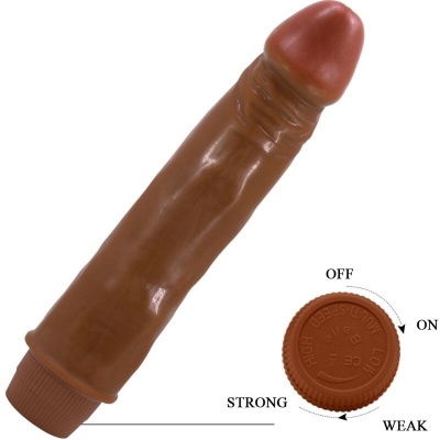 Baile Dwarf Realistic Vibrator 21 CM Mulatto - image 5