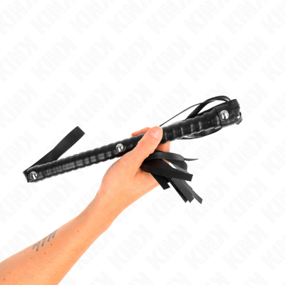 Kink Whip With Black Textured Handle 48.5 Cm - image 3