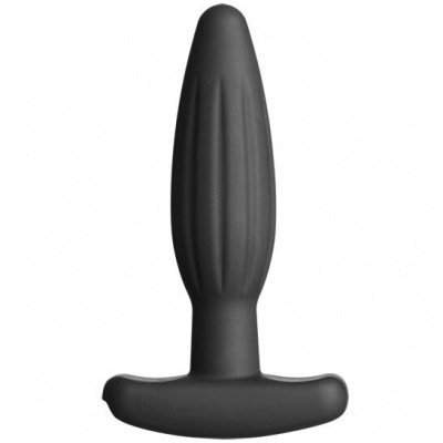 Electrastim Silicone Black Rocker Anal Plug Small