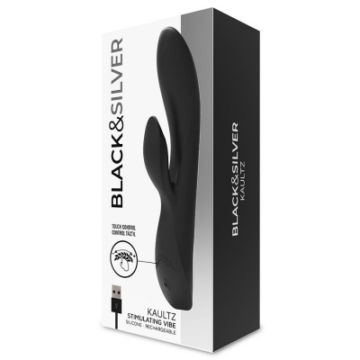 Black&Silver Kaultz Touch Control Vibrator - image 9